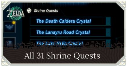 tears of the kingdom all shrine quests